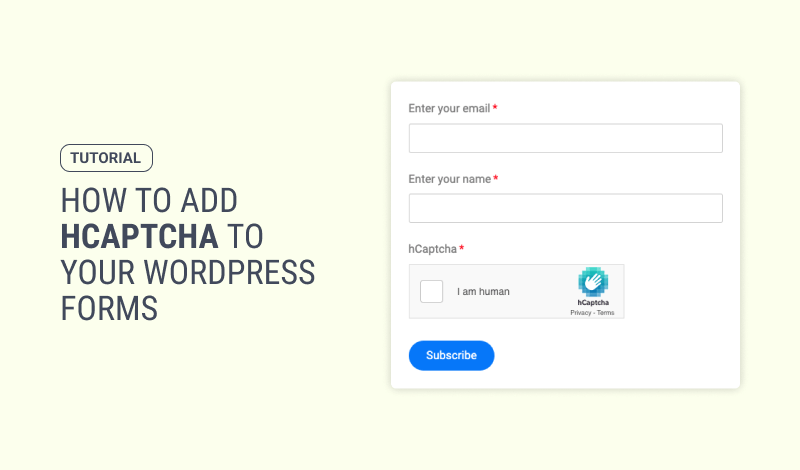 How to Add hCaptcha to WordPress Forms